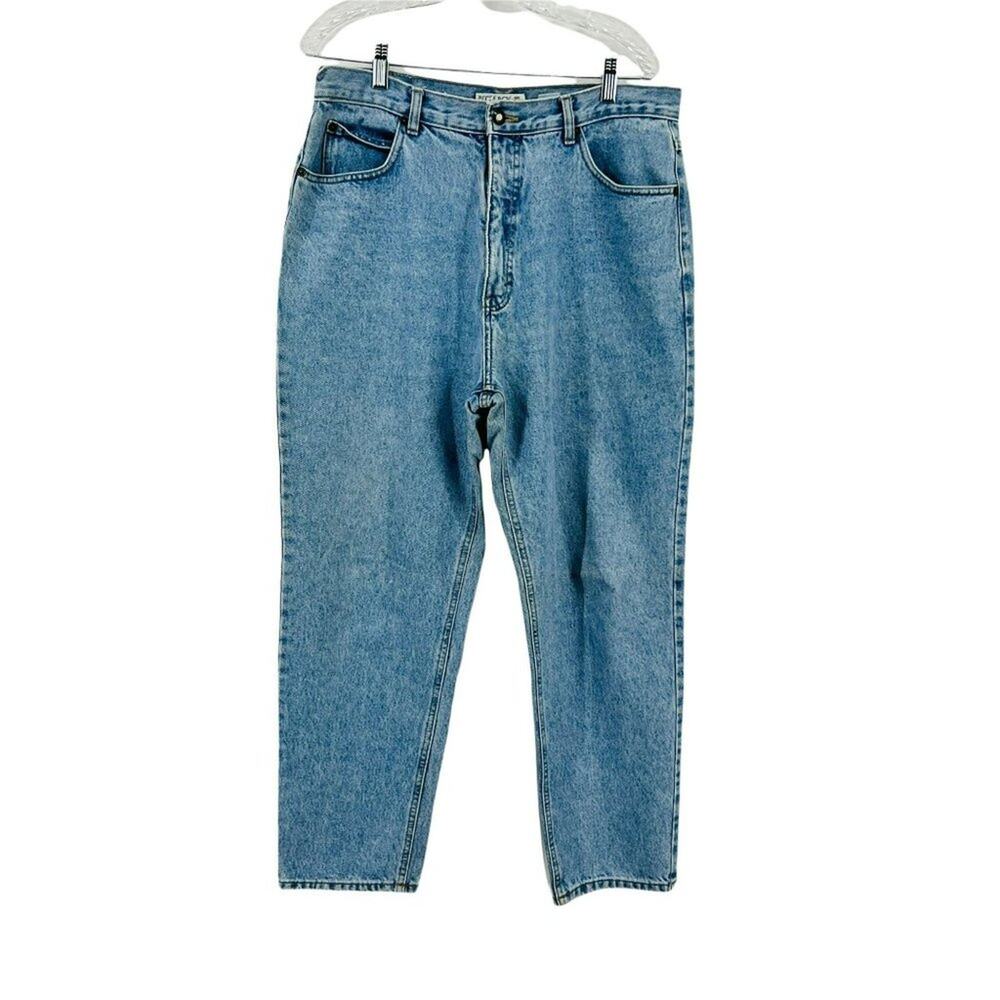 Vintage 90s Bugle Boy Collection for Her Jeans Light Wash Denim Womens 16Short